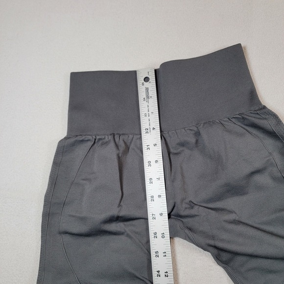 Halara Seamless Gray High Waisted Tummy Control Butt Lifting Yoga Leggings M 7/8 - Picture 7 of 8
